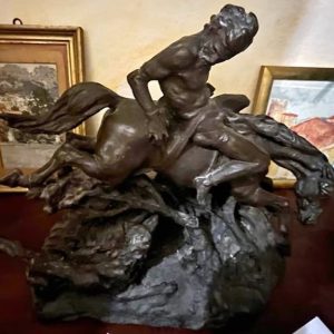 S3199 Rzeźba z brązu, XIX w.