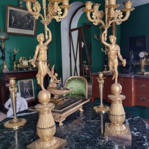 S3208 Bachus i Ariadna, Para kandelabrów, XIX w.