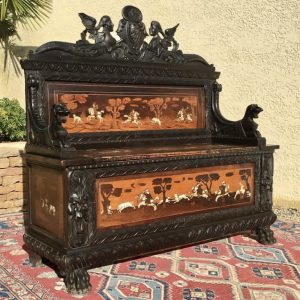 S3212 Renesansowa ławka/skrzynia, XIX w.