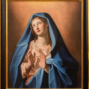 S3222 Madonna modląca się, Olej na płótnie, XVII w.