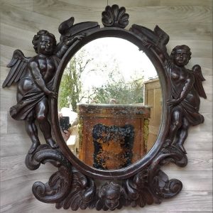 S3232 Lustro z cherubami, XVIII w.