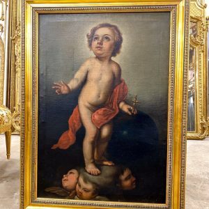 S3248 Dzieciątko Jezus, Olej na płótnie, XVIII w.