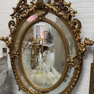 S517 Duże owalne lustro
