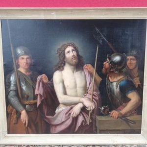 S856 Chrystus przed męką, Duży olej na płótnie, XVIII w.