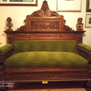 S3292 Neorenesansowa ławka/skrzynia, XIX w.