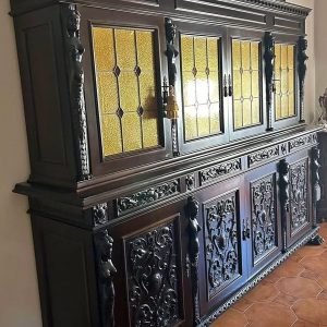 S1447 Renesansowy kredens + pomocnik