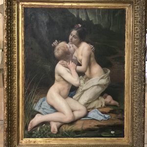 S3311 Olej na płótnie, 89 cm x 116 cm, XIX w.