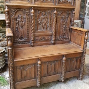 S3078 Ławka/Skrzynia ze Świętymi, XIX w.