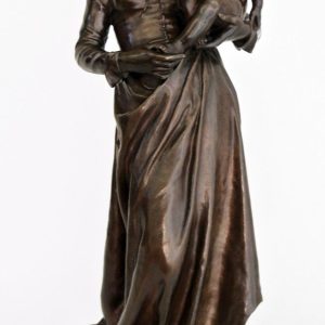 S4 Dama ze śpiącym dzieckiem, Rzeźba, XIX w.