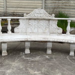 S471 Duża marmurowa ławka, XX w.