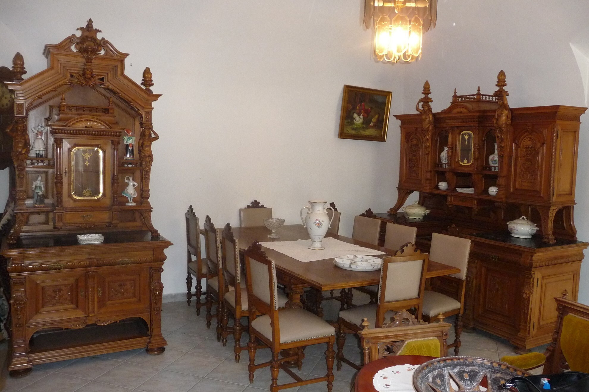 S521 Neorenesansowy zestaw do jadalni, XIX/XX w.