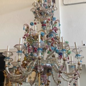 S1047 Ogromny żyrandol Murano, XX w.