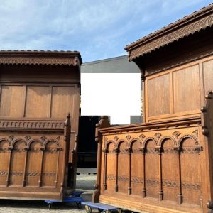 S2830 2 x Duża romańska ławka, XIX w.