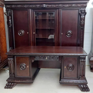 S3424 Biblioteka + biurko, XX w.