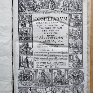 S3426 Homilia, Johannes Fabri, 1541 r.