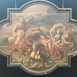 S2368 Neptun i Artemis, Duży olej na drewnie, XVII w.