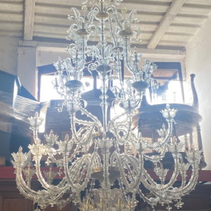 S2833 Ogromny żyrandol Murano, XX w.