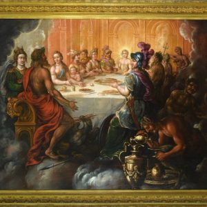 S783 Wesele Peleusa i Tetydy, Olej na płótnie, XVII w.