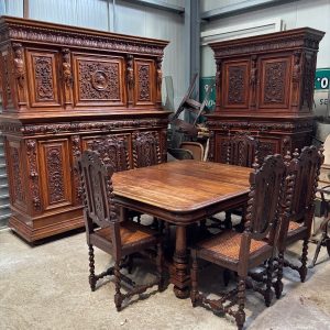 S1754 Neorenesansowy zestaw do jadalni, XIX w.