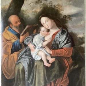 S1523 Święta Rodzina, Olej na drewnie, XVII w.