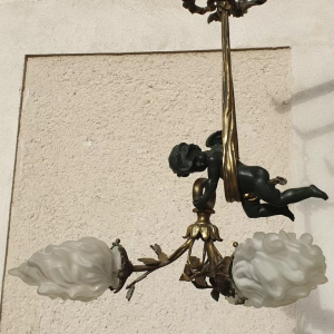 S2371 Żyrandol z cherubem