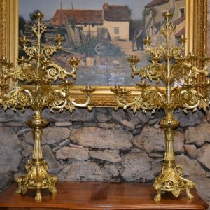 S2769 2 x Kandelabr, XIX w.