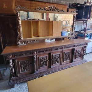 S3257 Renesansowy bufet z lustrem, XX w.