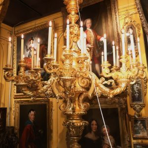 S212 Duży barokowy żyrandol, XIX w.