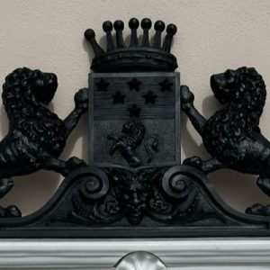 S1031 Neorenesansowy herb z lwami, XIX w.