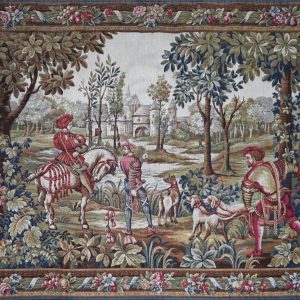 S3538 Polowanie, Gobelin, XX w.