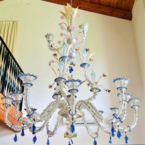 S3540 Duży żyrandol Murano