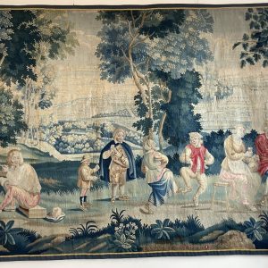 S3549 Scena wiejska, Duży gobelin, XVIII w.