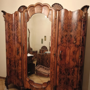 S2087 Szafa + szafki nocne, XX w.