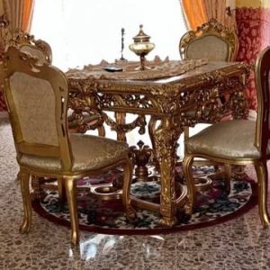 S3181 Barokowy stół + krzesła