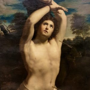 S1292 Święty Sebastian, Olej na płótnie, XIX w.