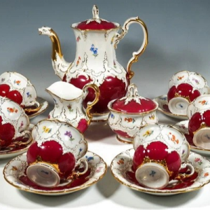 S3604 Serwis kawowy dla 6 osób, XX w.