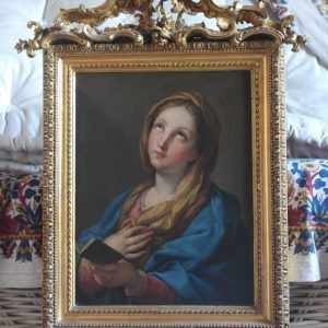 S3631 Madonna, Olej na miedzi, XVIII w.