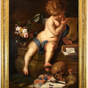 S3565 Vanitas, Olej na płótnie, XVII w.