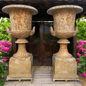 S3648 2 x Ogromny wazon, XX w.