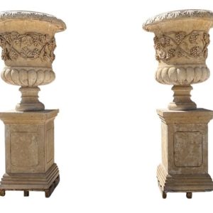 S3649 2 x Ogromny wazon, XX w.