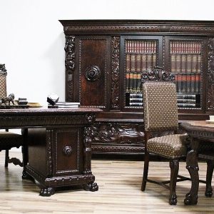 S3656 Neorenesansowy zestaw do gabinetu, XX w.