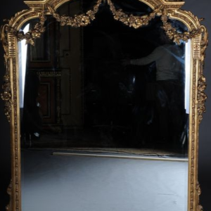 S3681 Duże lustro stojące z puttami