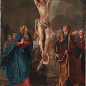 S3689 Ukrzyżowanie, Olej na płótnie, XVIII w.