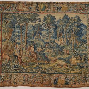S681 Polowanie, Duży gobelin, XVII w.