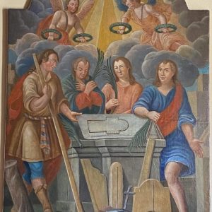 S935 Czterech Koronatów, Duży olej na płótnie, XVIII w.