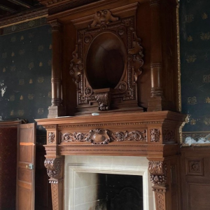 S3535 Duży renesansowy kominek, XIX w.