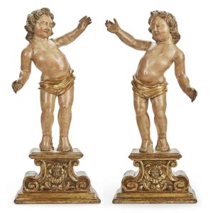 S1955 Para aniołów, Rzeźby, XIX w.