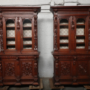 S2208 2 x Renesansowa biblioteka, XIX w.