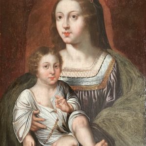 S3704 Dziewica z Dzieciątkiem, Olej na drewnie, XVI w.