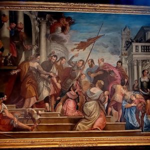 S3295 Męczennicy, Duży olej na płótnie, XVIII w.